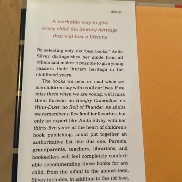 Anita Silvey-100Best Books for Children - Picture 3 of 7